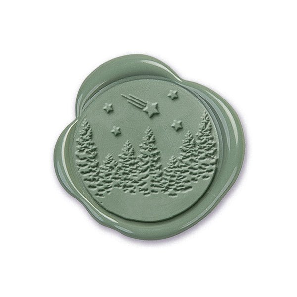 Winter Wonderland Adhesive Christmas Wax Seal Stickers 8PK - Hand Pressed 1 1/4" - Nostalgic Impressions