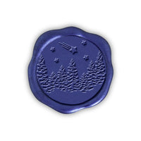 Winter Wonderland Adhesive Christmas Wax Seal Stickers 8PK - Hand Pressed 1 1/4" - Nostalgic Impressions