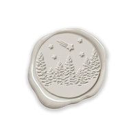 Winter Wonderland Adhesive Christmas Wax Seal Stickers 8PK - Hand Pressed 1 1/4" - Nostalgic Impressions