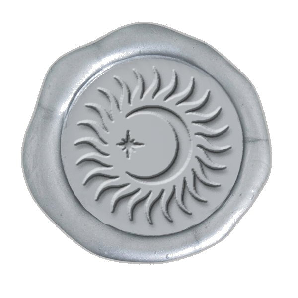 Celestial Hand Pressed Adhesive Wax Seals #7501PNS - Nostalgic Impressions