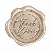 Thank You Hand Pressed Adhesive Wax Seals #7883PNS