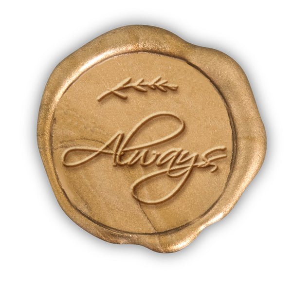Always Hand Pressed Adhesive Wax Seals #7885PNS - Nostalgic Impressions