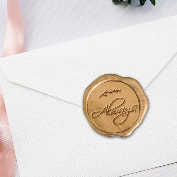 Always Hand Pressed Adhesive Wax Seals #7885PNS - Nostalgic Impressions