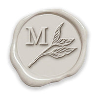 Stem Initial Adhesive Wax Seals #8005 Bundle with Stamp - Nostalgic Impressions