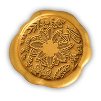 Blooming Hand Pressed Wedding Motif Adhesive Wax Seals #8014 - Nostalgic Impressions