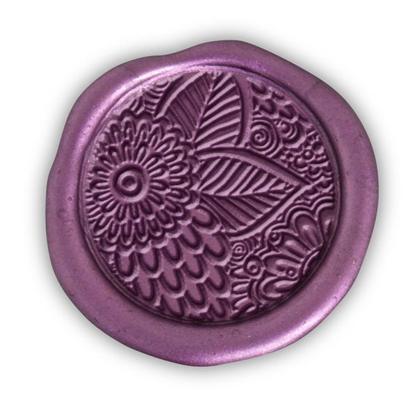 Flowerworks Hand Pressed Wedding Motif Adhesive Wax Seals #8016 - Nostalgic Impressions
