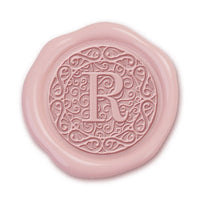 2 - D Heritage Single Initial Adhesive Wax Seals #8050 Bundle with Stamp - Nostalgic Impressions