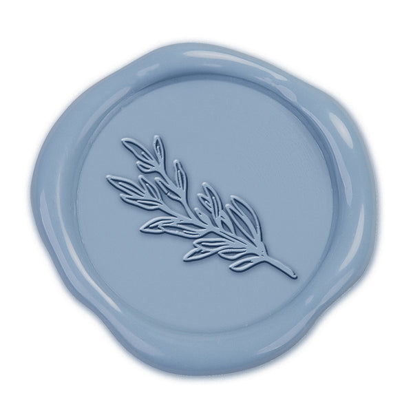 Rosemary Hand Pressed Wedding Motif Adhesive Wax Seals #8508 - Nostalgic Impressions