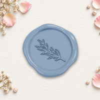 Rosemary Hand Pressed Wedding Motif Adhesive Wax Seals #8508