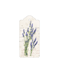 Lavender Italian Gift Tags with String - Pack of 4 - Nostalgic Impressions