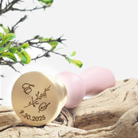 Rosemary Monogram Wax Seal Stamp #8710 - Nostalgic Impressions