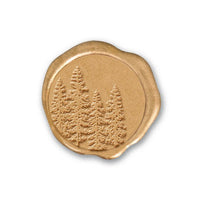 In The Woods Adhesive Christmas Wax Seal Stickers 8PK - Hand Pressed 1 1/4" - Nostalgic Impressions