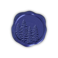 In The Woods Adhesive Christmas Wax Seal Stickers 8PK - Hand Pressed 1 1/4" - Nostalgic Impressions