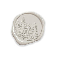 In The Woods Adhesive Christmas Wax Seal Stickers 8PK - Hand Pressed 1 1/4" - Nostalgic Impressions