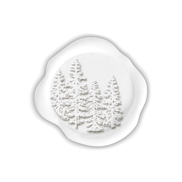 In The Woods Adhesive Christmas Wax Seal Stickers 8PK - Hand Pressed 1 1/4" - Nostalgic Impressions
