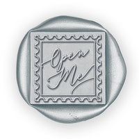 Open Me Hand Pressed Square Adhesive Wax Seals #8823PNS - Nostalgic Impressions