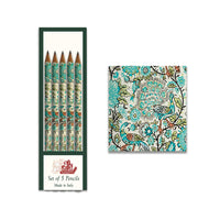 Pavone Decorated Italian Art Paper Pencils Pack of 5 - Nostalgic Impressions