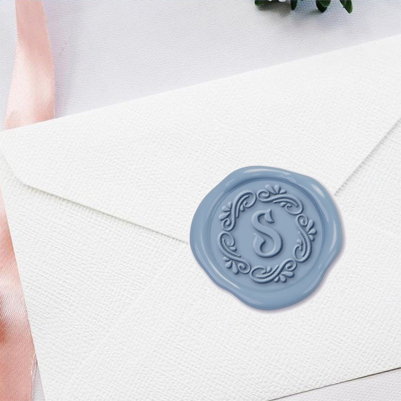 Maia Initial Wedding Wax Seals #9003 Bundle with Stamp - Nostalgic Impressions