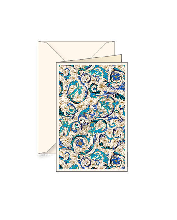 Azzure Small Note Cards with envelope 3x4 - Set of 2 - Nostalgic Impressions