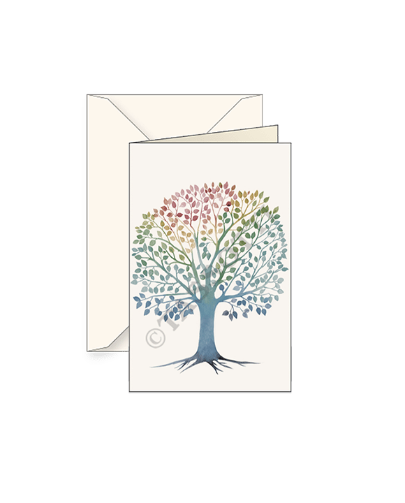 Tree of Life Small Note Cards with envelope 3x4 - Set of 2 - Nostalgic Impressions
