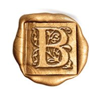 Square 3/4" Brass Initial Dies - no handle - Nostalgic Impressions