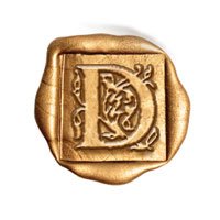 Square 3/4" Brass Initial Dies - no handle - Nostalgic Impressions