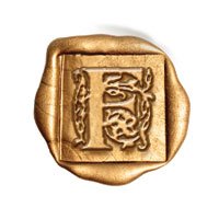 Square 3/4" Brass Initial Dies - no handle - Nostalgic Impressions