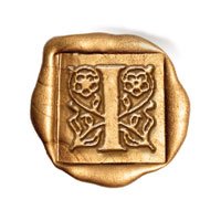 Square 3/4" Brass Initial Dies - no handle - Nostalgic Impressions