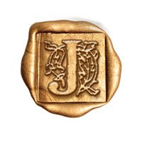 Square 3/4" Brass Initial Dies - no handle - Nostalgic Impressions