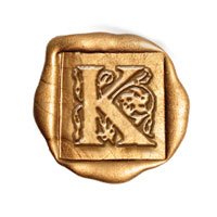Square 3/4" Brass Initial Dies - no handle - Nostalgic Impressions