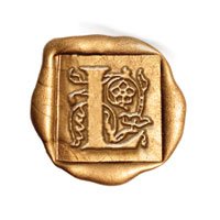 Square 3/4" Brass Initial Dies - no handle - Nostalgic Impressions