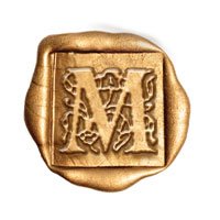 Square 3/4" Brass Initial Dies - no handle - Nostalgic Impressions