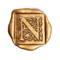 Square 3/4" Brass Initial Dies - no handle - Nostalgic Impressions