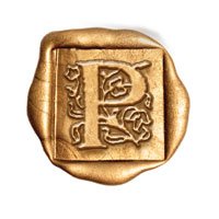 Square 3/4" Brass Initial Dies - no handle - Nostalgic Impressions