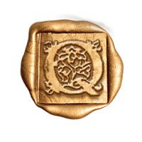 Square 3/4" Brass Initial Dies - no handle - Nostalgic Impressions