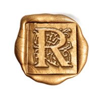 Square 3/4" Brass Initial Dies - no handle - Nostalgic Impressions