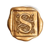 Square 3/4" Brass Initial Dies - no handle - Nostalgic Impressions