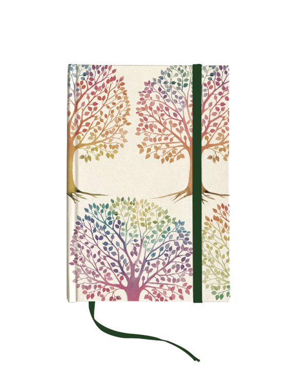 Albero Della Vita Italian Hard Cover Journals with strap 4x6