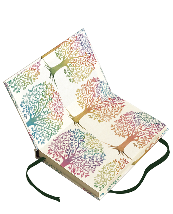 Albero Della Vita Italian Hard Cover Journals with strap 4x6