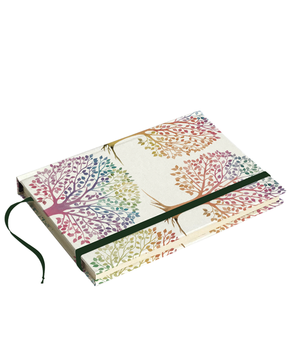 Albero Della Vita Italian Hard Cover Journals with strap 4x6