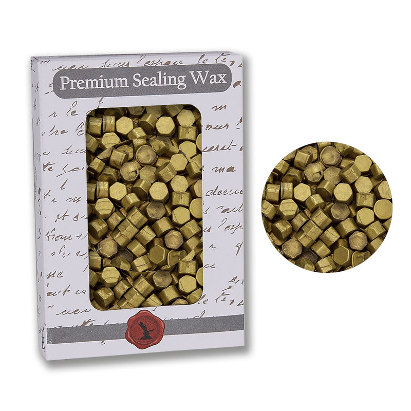 Antique Gold Premium Sealing Wax Beads 2 oz. PK