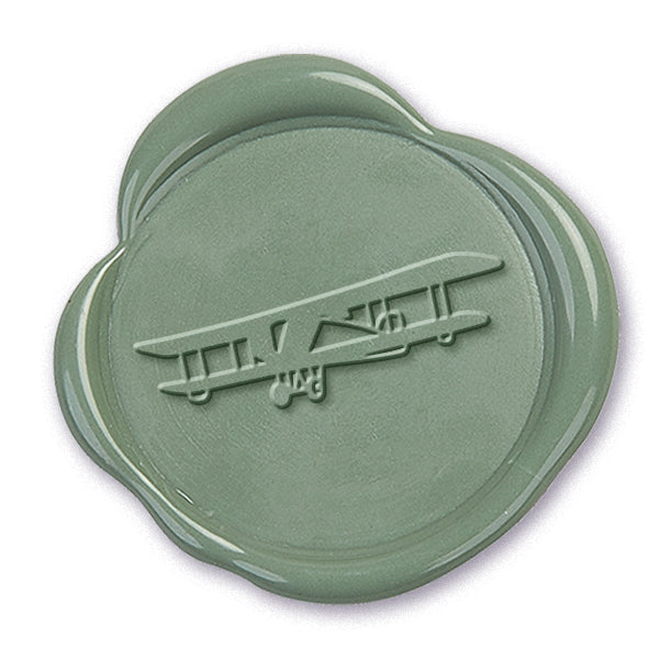 Antique Airplane Wax Seal Stamp #R548- USA Handcrafted
