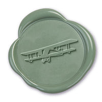 Antique Airplane Wax Seal Stamp #R548- USA Handcrafted