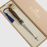 Wood Letter Opener Antique-style-Boxed-Made in Italy