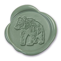 BEAR ADHESIVE WAX SEAL STICKER