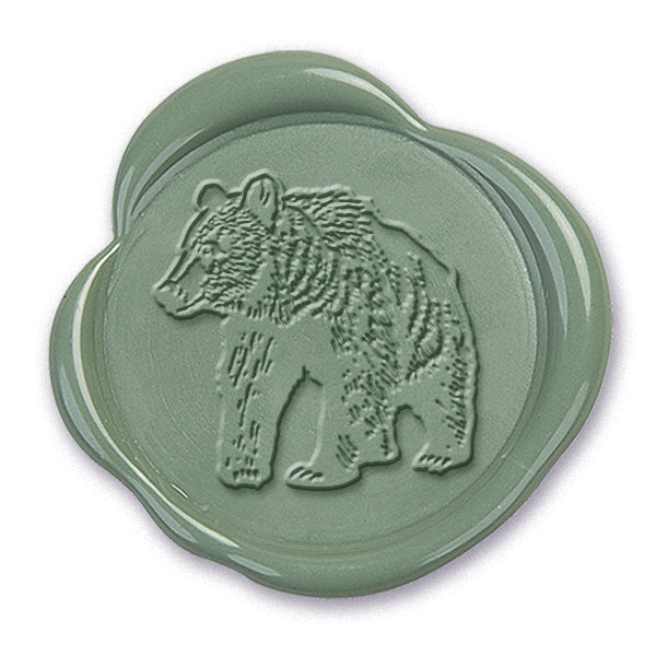 BEAR ADHESIVE WAX SEAL STICKER