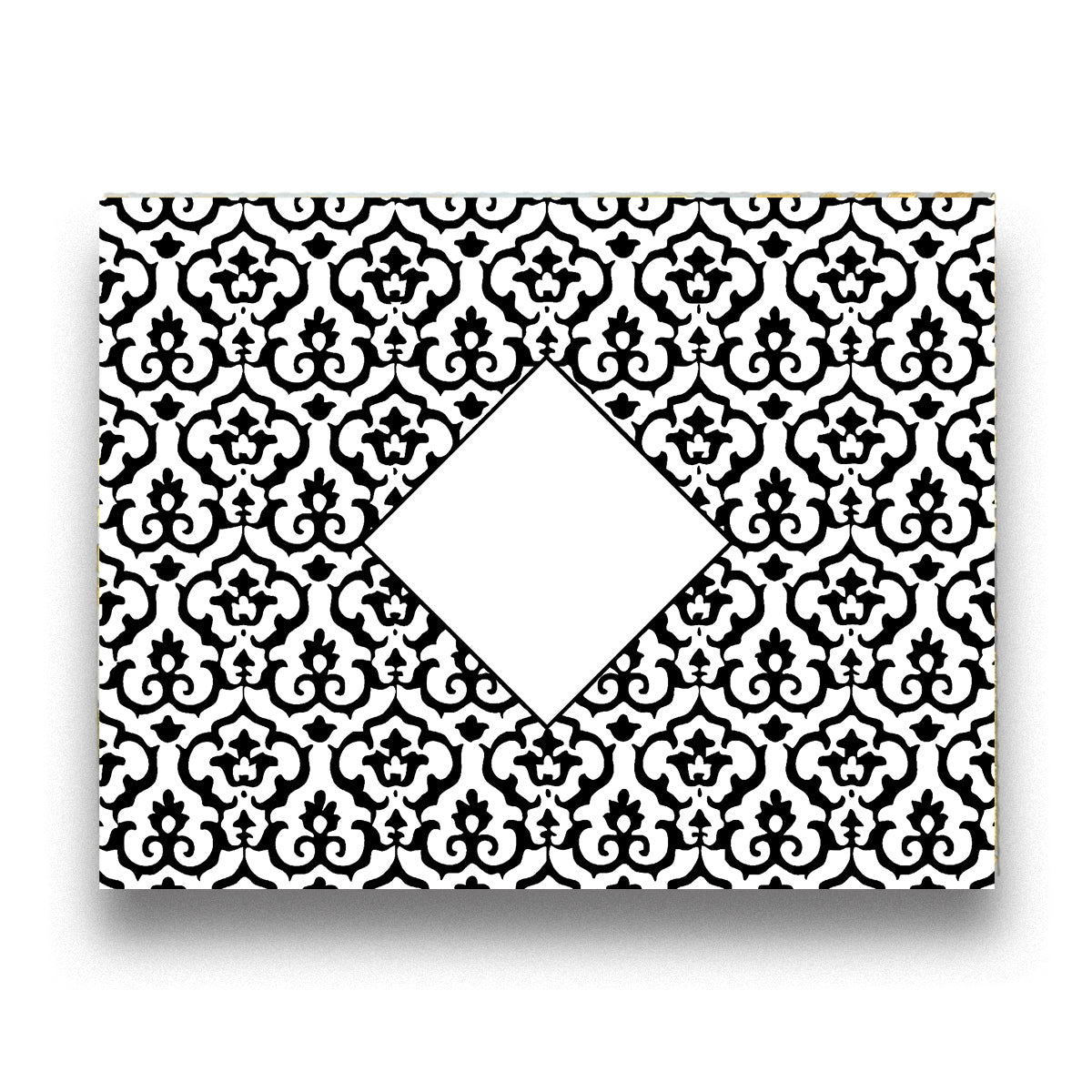 Personalized Intertwined Victorian Monogram Foil Note Cards with Envelopes (Set of 8)