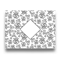 Personalized Intertwined Victorian Monogram Foil Note Cards with Envelopes (Set of 8)