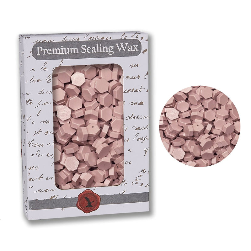 Blush Pink Premium Sealing Wax Beads 2 oz. PK - Nostalgic Impressions