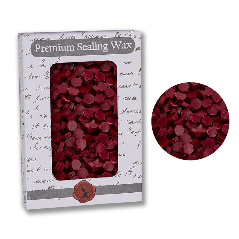 Burgundy Premium Sealing Wax Beads 2 oz. PK